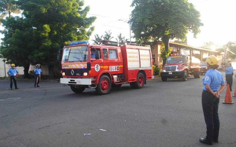 Desplazan nuevas unidades a la estación bomberil 233 que será inaugurada en Alamikamba