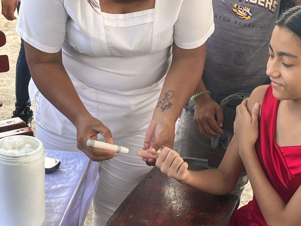Estudiantes del Colegio Solidaridad de Managua beneficiados con la Campaña Sin Diabetes