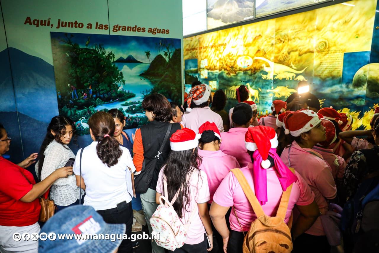 Protagonistas de Casas de Cultura de Managua fortalecen su identidad nacionalista en el Museo Nacional