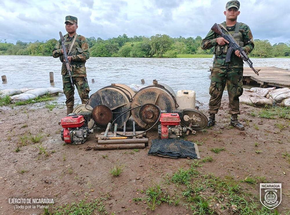 Ejército de Nicaragua retiene a siete personas por diversos delitos en Río San Juan