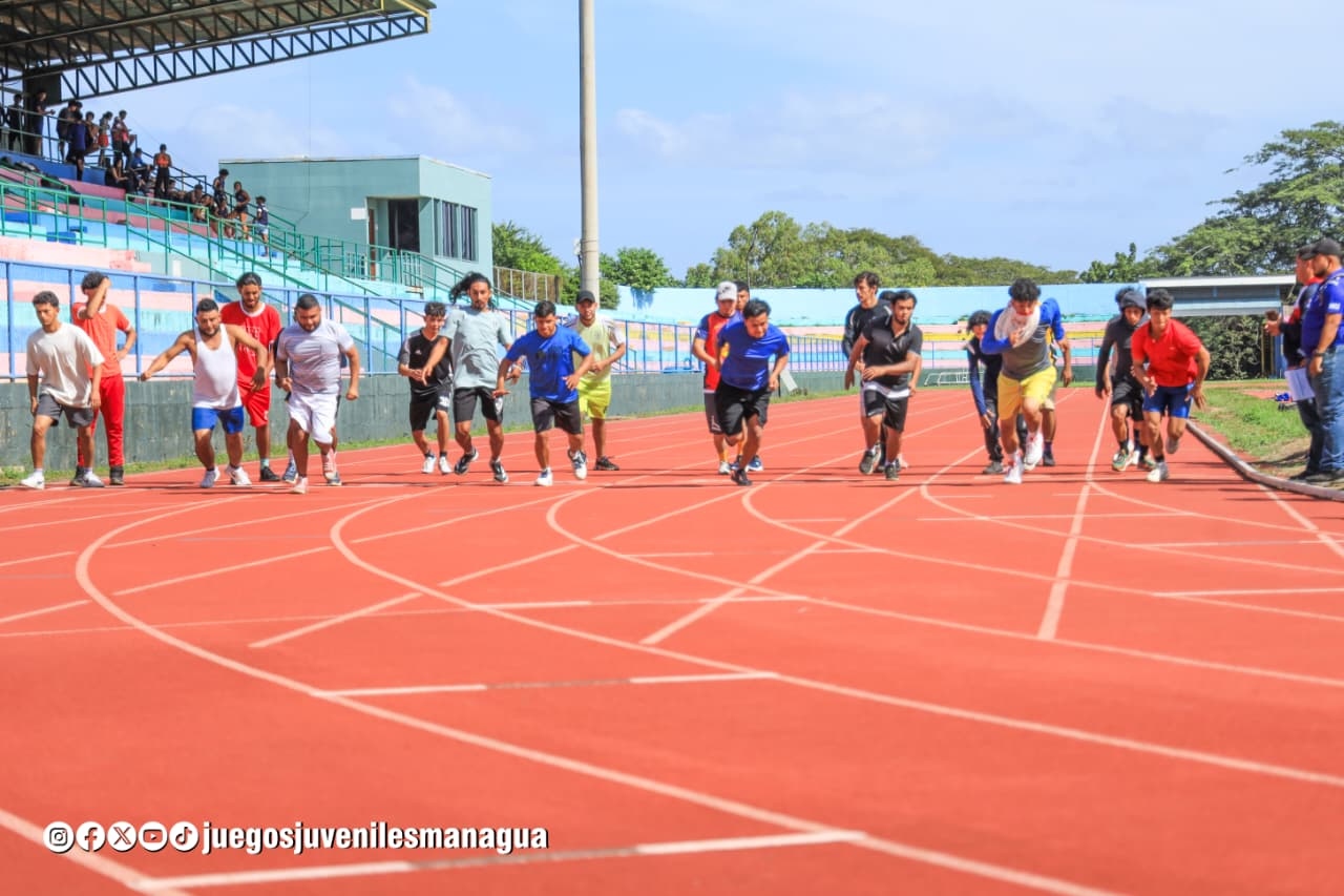 Más de 300 atletas de academias de Managua compiten en la final de los Juegos Juveniles 2025