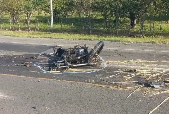 Motorizado muere arrollado en Chontales por un camión