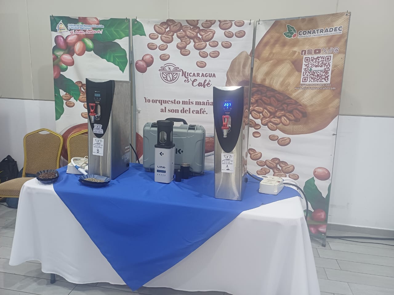 Realizan primera subasta electrónica del café en Foro Nicaragua Exporta 2025