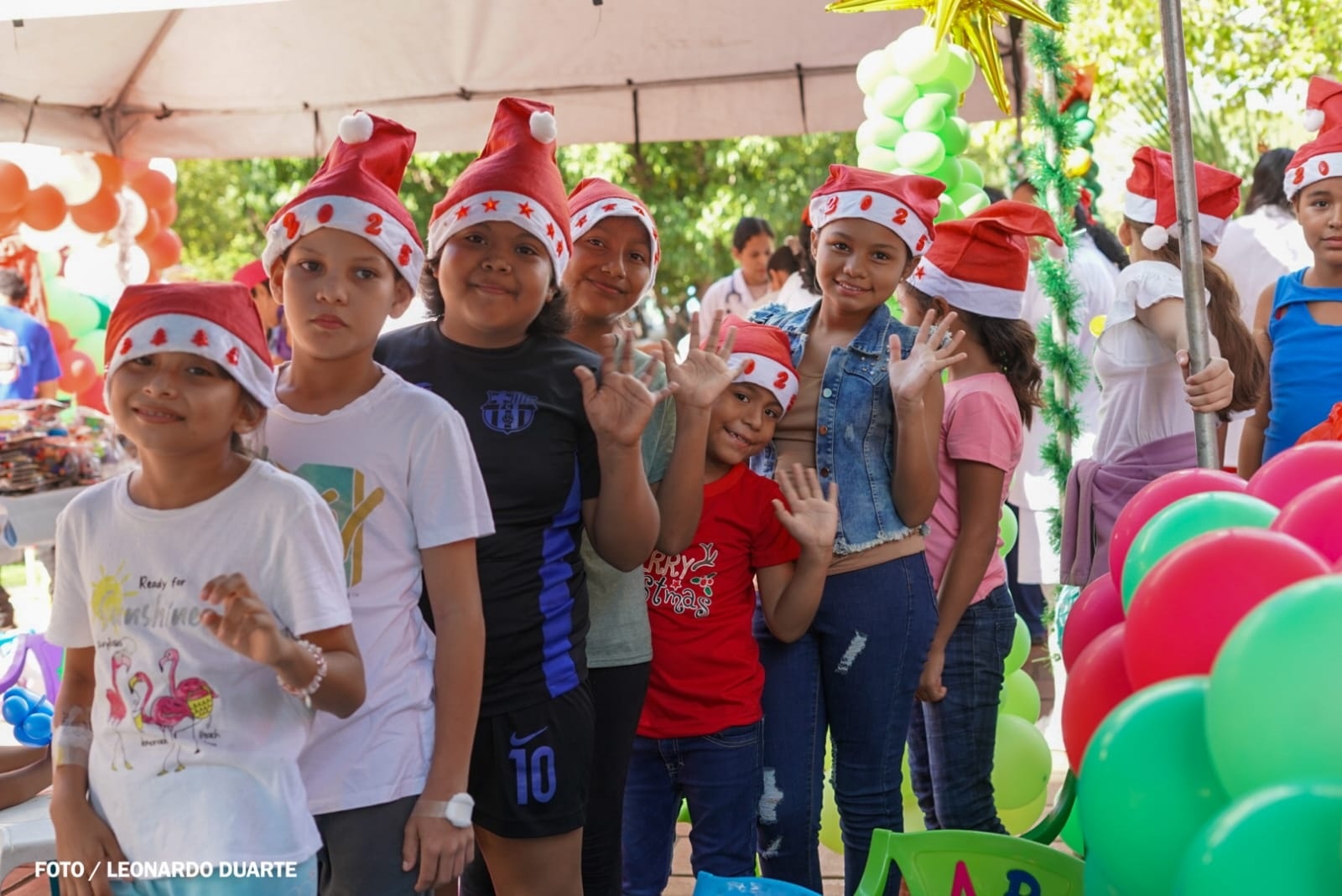 Niños del Hospital La Mascota beneficiados con Fiesta Navideña