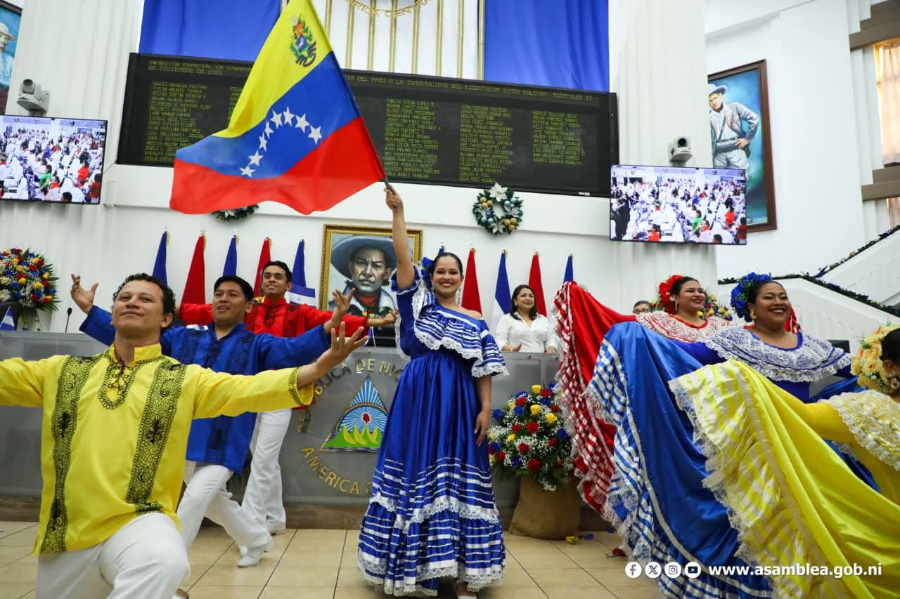 Siguiendo la ruta del Libertador de América, Nicaragua defiende la paz y la unidad