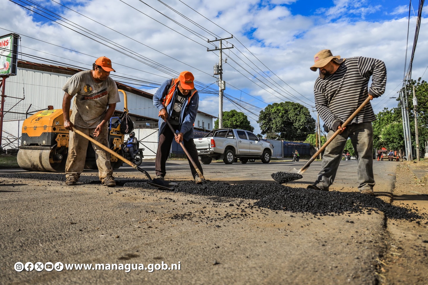 Alcaldía de Managua alcanza el 95% de cumplimiento del Programa Calles para el Pueblo