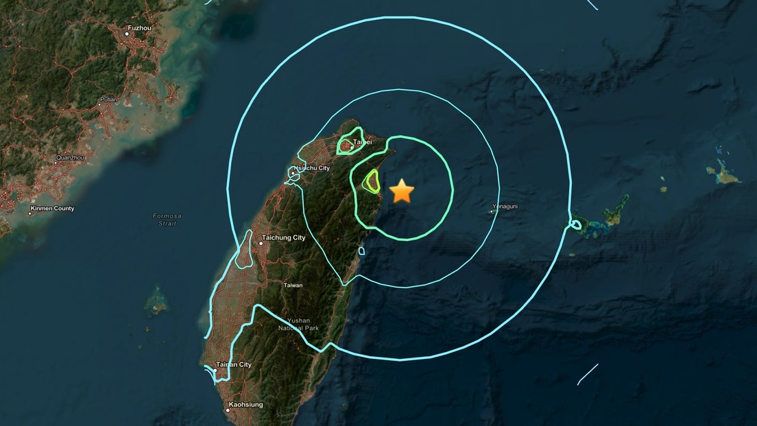 Potente sismo sacude a Taiwán