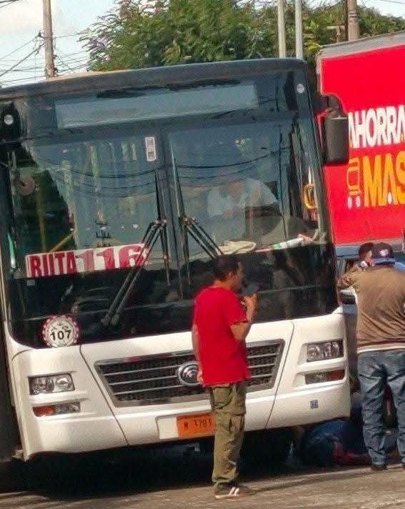 Ruta atropella a mujer