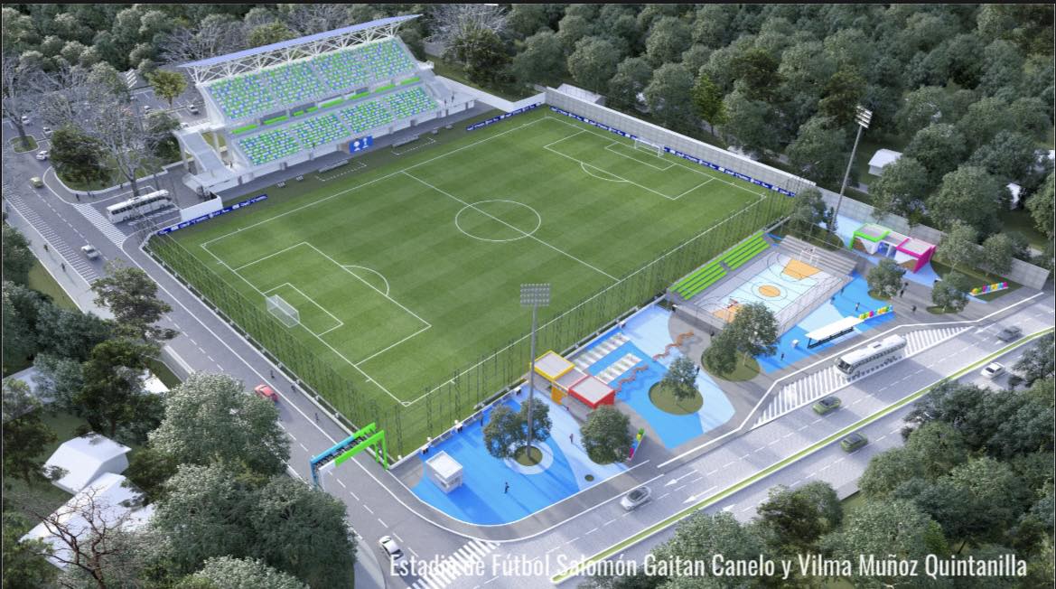 Presentan el diseño del nuevo y moderno estadio de fútbol de Catarina