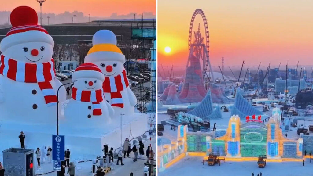 Un mundo congelado en China: así es el Festival de Hielo más grande del mundo