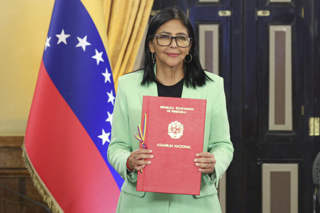 Delcy Rodríguez: "Hay un Gobierno que manda en Venezuela, una presidenta encargada y un presidente rehén en EEUU