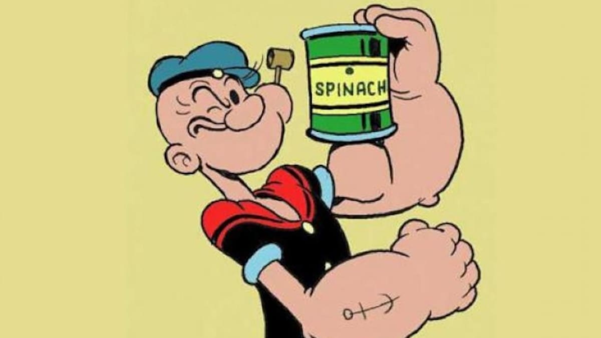 Popeye cumple 97 años, un personaje que contribuyó al aumento del consumo de espinaca