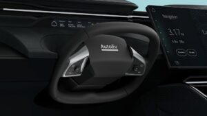 Se presenta el primer volante retráctil para coches autónomos
