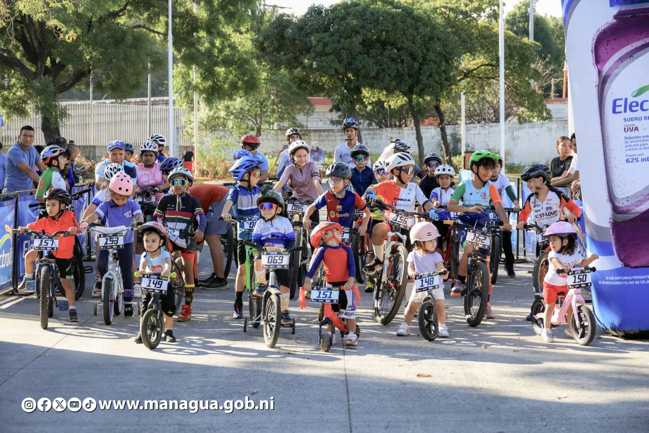 Inician competencias de ciclismo promovidas por la Alcaldía de Managua