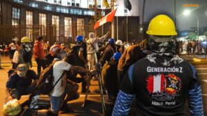 La 'Marcha de Sacrificio' suma en Lima a la Generación Z y a los transportistas