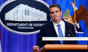 "No protegimos a Trump en el caso Epstein": fiscal general adjunto de EEUU