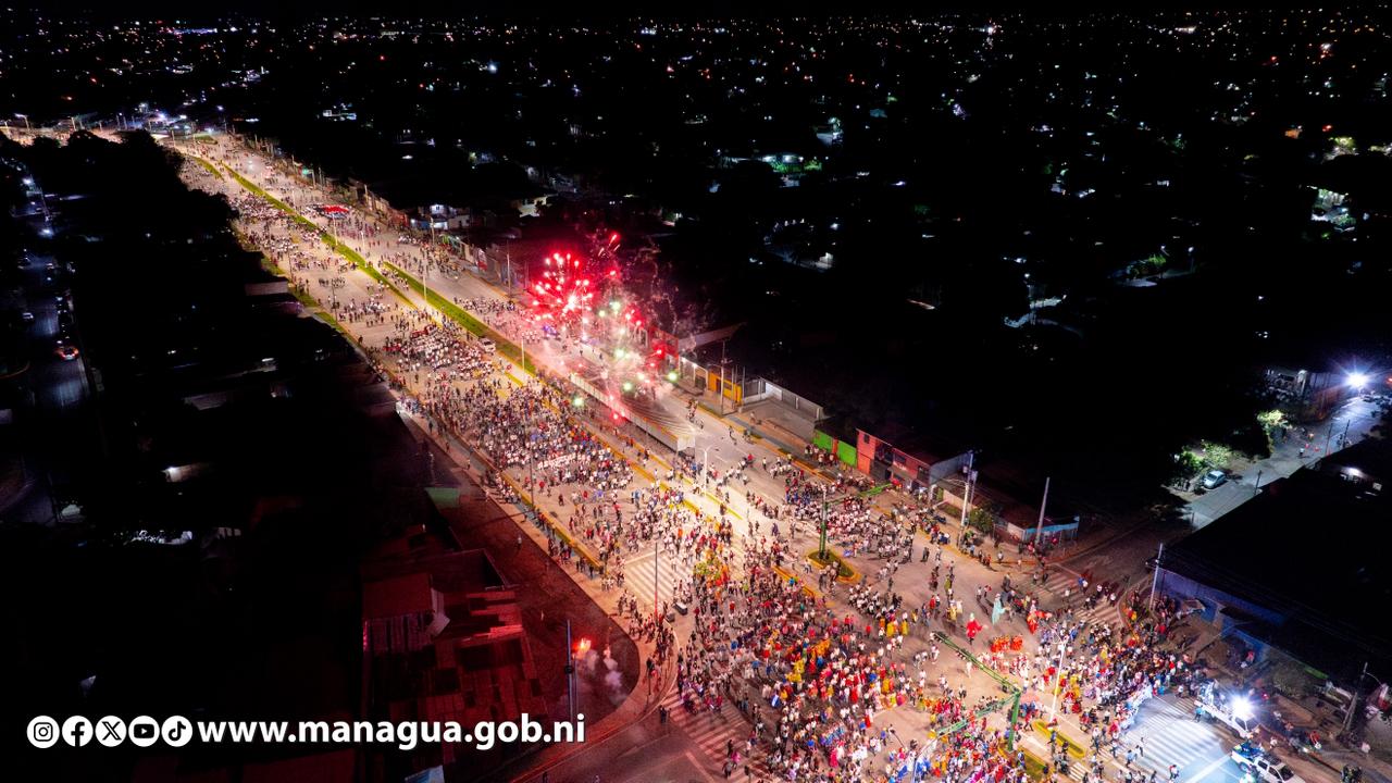 Managua continúa transformándose, se inauguran 2.72 kilómetros en la Pista Héroes de la Insurrección