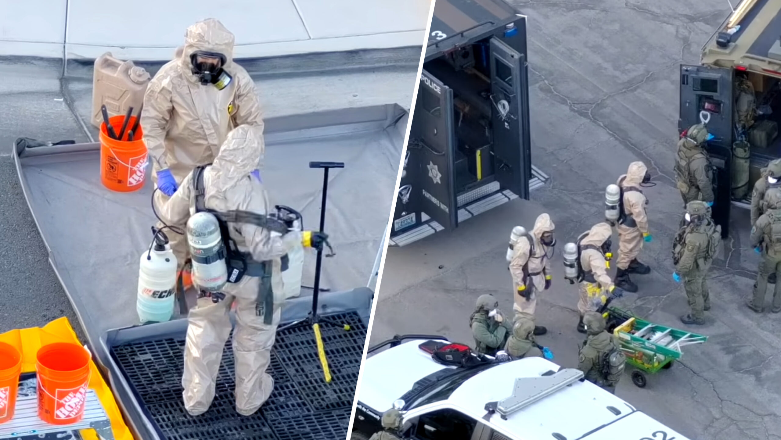 Hallan presunto laboratorio biológico con misteriosos viales en Las Vegas