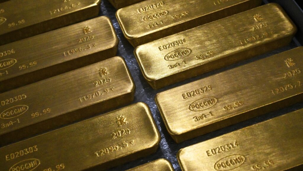 Las reservas de oro de Rusia marcan su máximo histórico