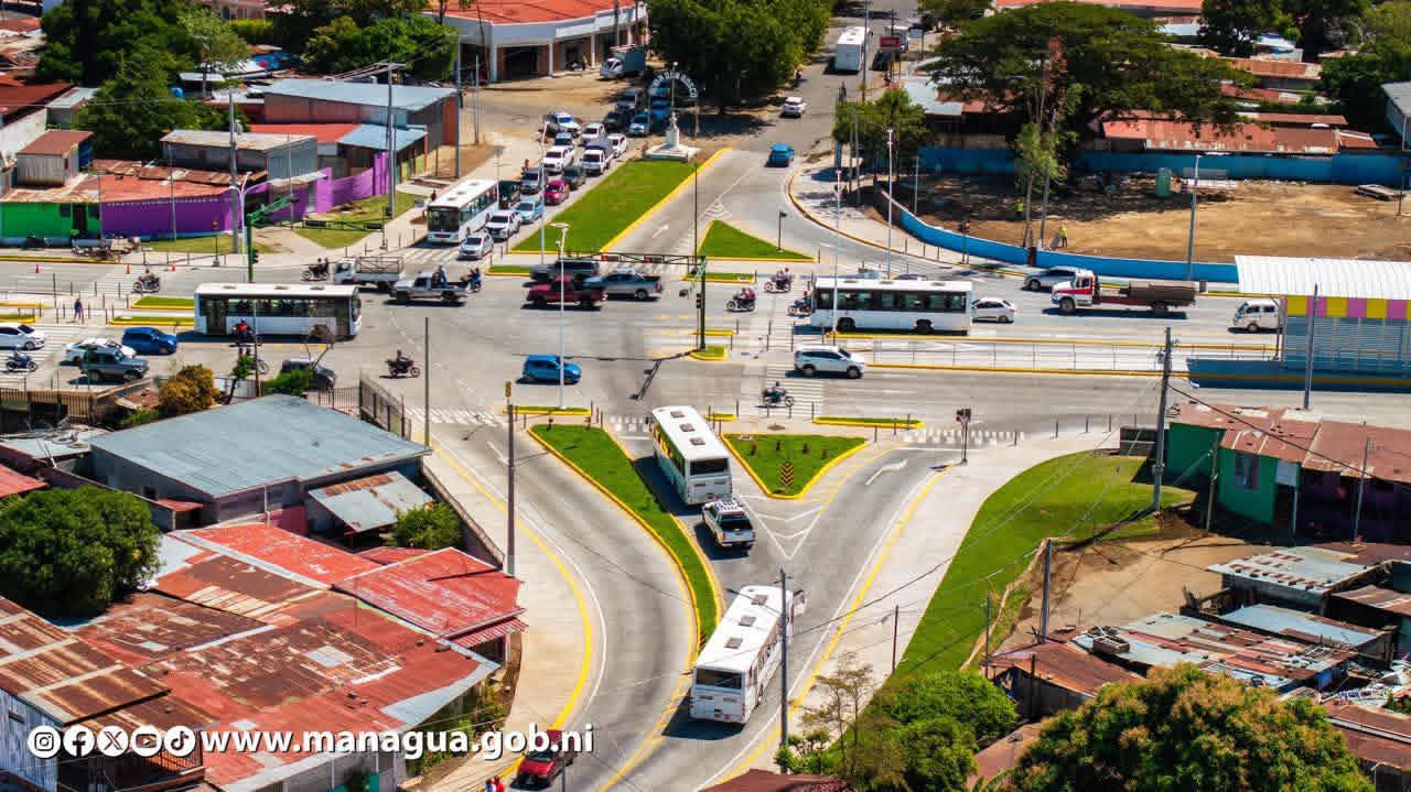 Alcaldía de Managua realiza ajustes técnicos en intersecciones del Tramo IV para optimizar el tráfico