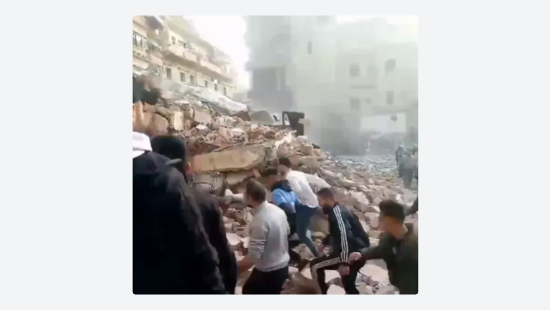 Se derrumba un edificio en el Líbano