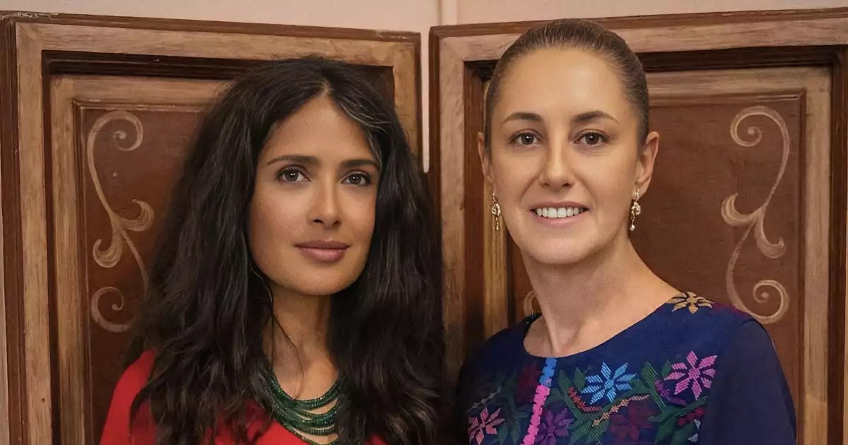 Salma Hayek acompañará a la presidenta Claudia Sheinbaum a anunciar incentivos a la producción cinematográfica en México