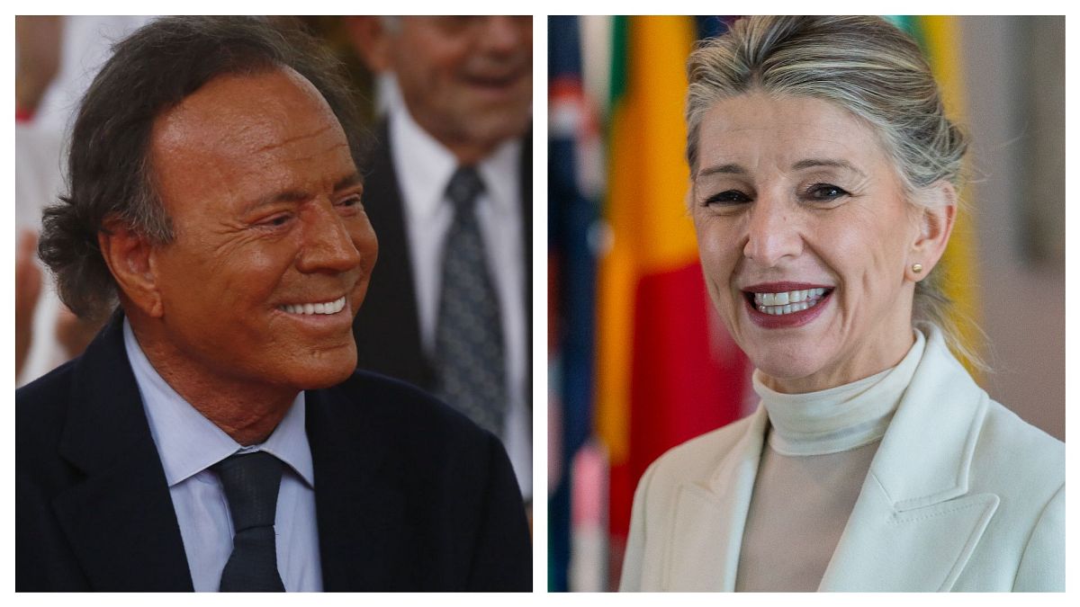 Julio Iglesias demanda por “injurias” a la vicepresidenta española Yolanda Díaz