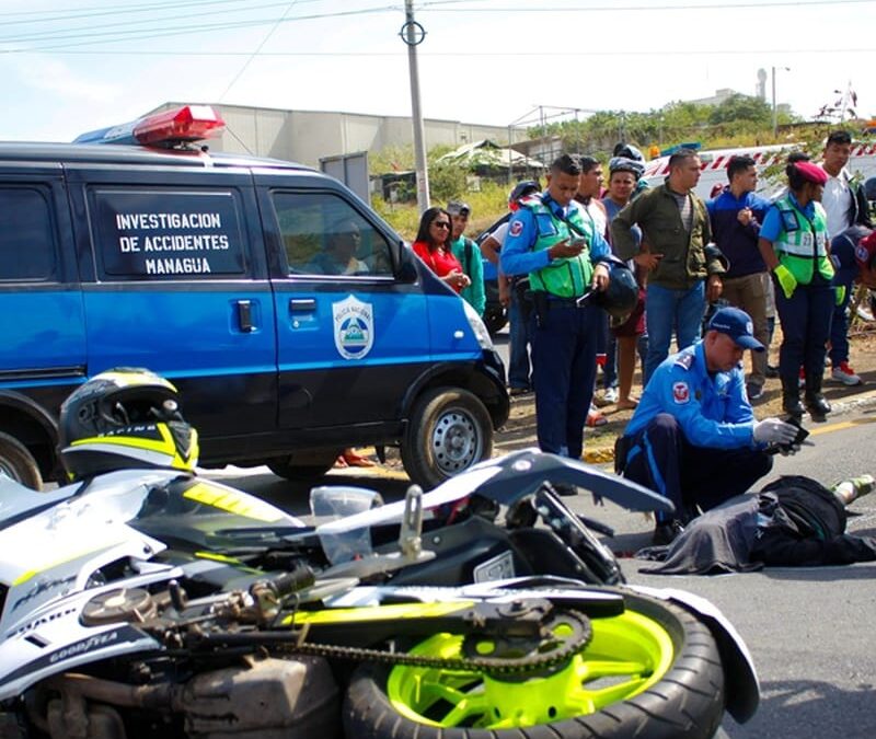 Disminuyen accidentes y víctimas de tránsito en Nicaragua