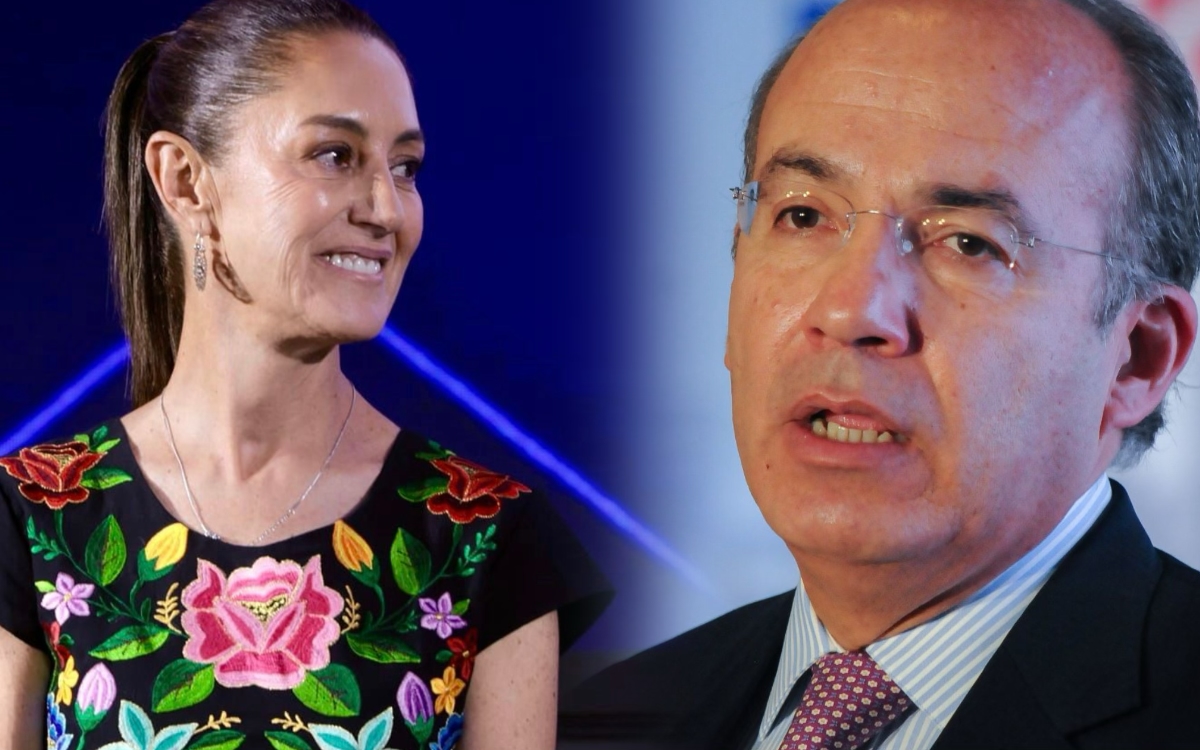 Sheinbaum lanza un fuerte dardo contra Calderón
