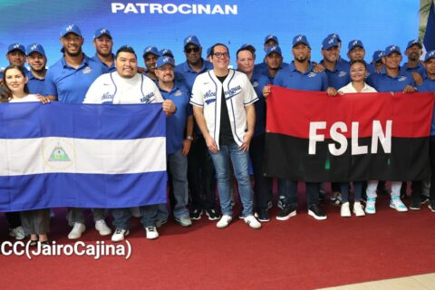 Abanderan a la selección de béisbol de Nicaragua para el Clásico Mundial