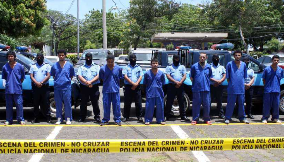 Policía arresta a 39 delincuentes de alta peligrosidad en Nicaragua