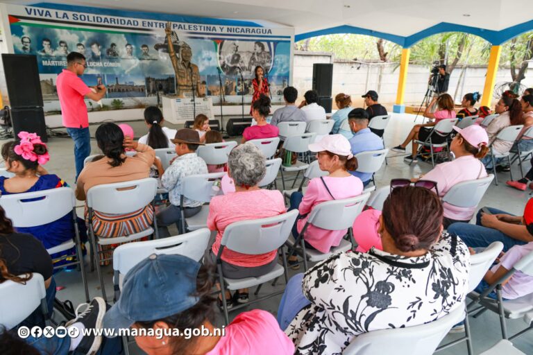 El arte y el canto rinden homenaje a la mujer nicaragüense en el Parque Palestina