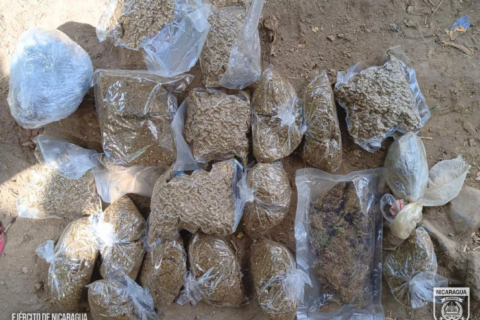 Ejército de Nicaragua capturó a 8 narcotraficantes en la frontera con Costa Rica y en el Caribe Sur