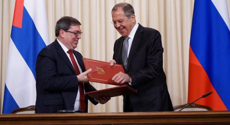 Lavrov y Bruno Rodríguez