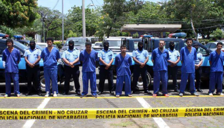 Caen 40 delincuentes por diversos delitos en Nicaragua