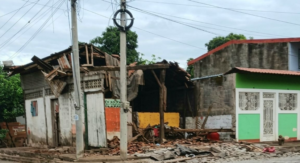 Colapso de vivienda en Chinandega deja una joven lesionada