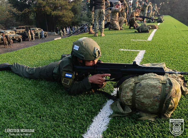 Militares nicaragüenses destacan en competencia Chimaltlalli en México