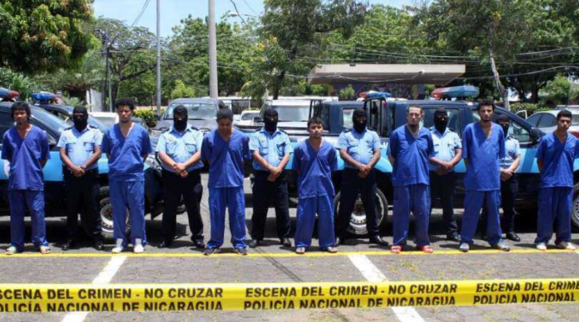 63 personas capturadas por diversos delitos en Nicaragua