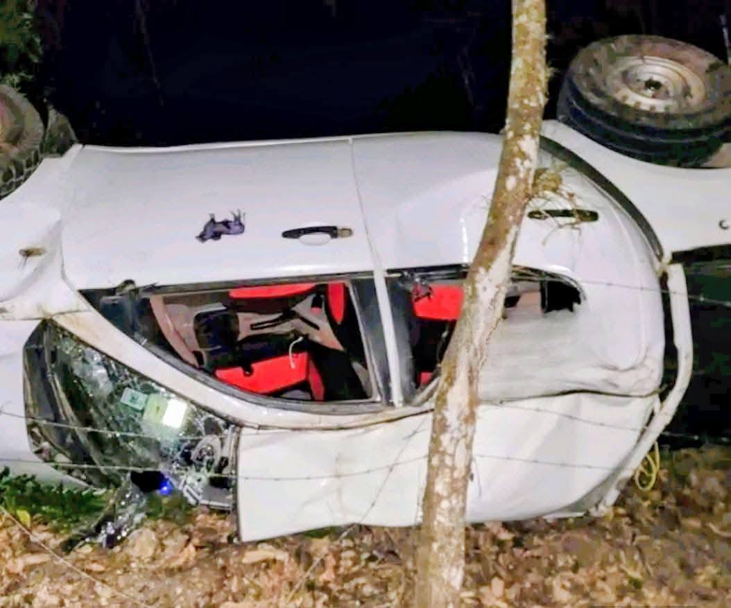 Camioneta cargada de evangélicos se vuelca en Matagalpa con saldo de una mujer muerta y 19 lesionados