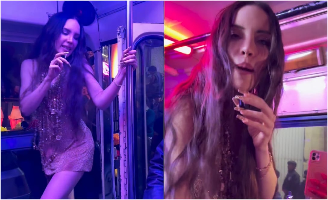 Belinda simula asalto en transporte público: “dame tu cartera”