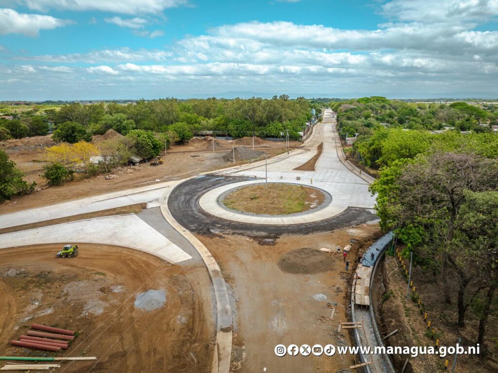 Avanza la construcción de la avenida que unirá la Pista Aeropuerto con la Pista Larreynaga