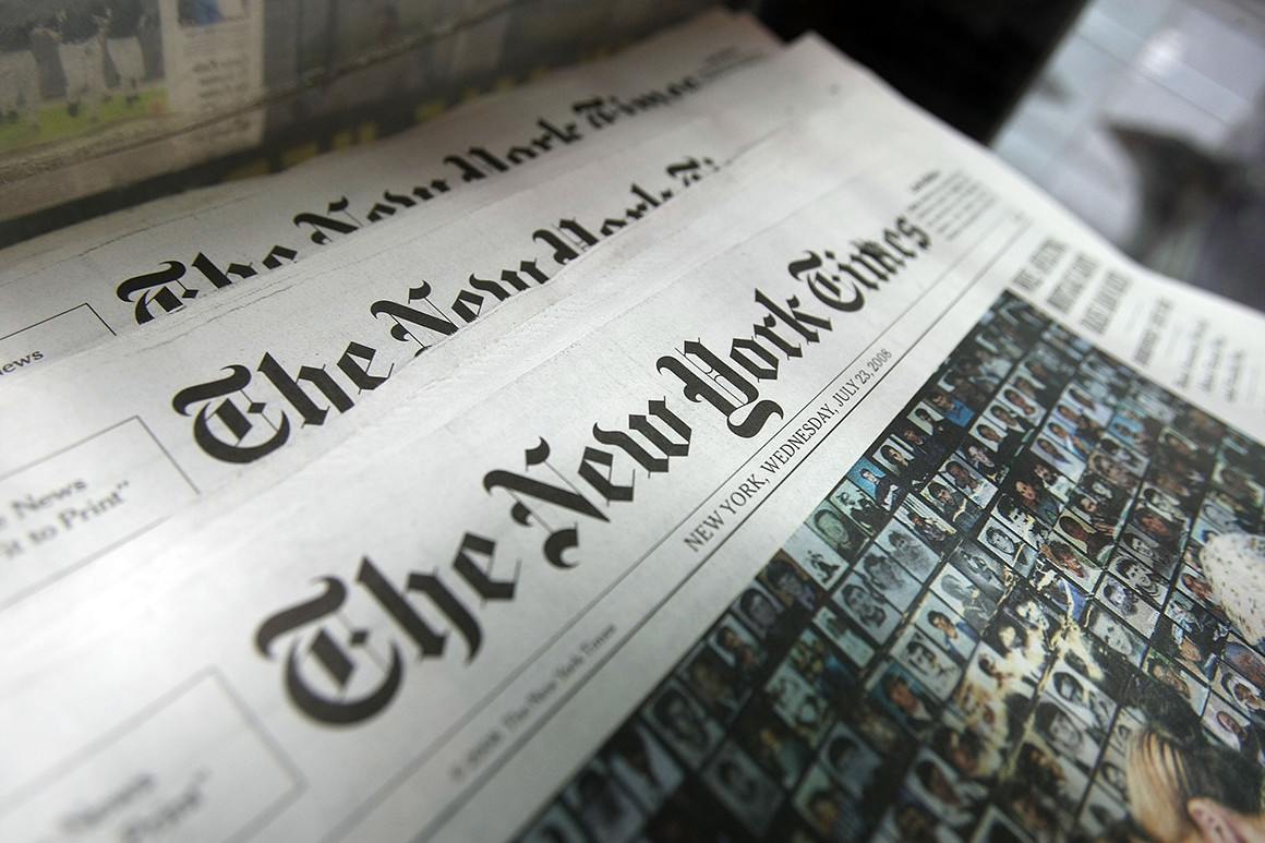 La embestida de Trump contra el “corrupto” NYT por “sus mentiras y horribles acciones”