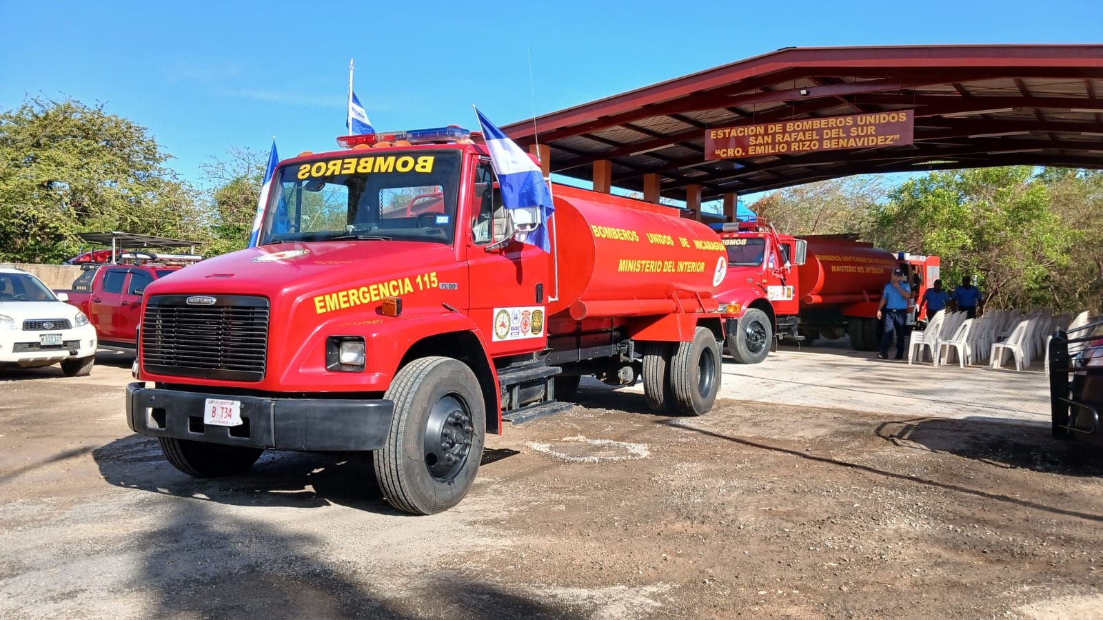 San Rafael del Sur reduce tiempos de respuesta ante emergencias con nueva delegación de bomberos