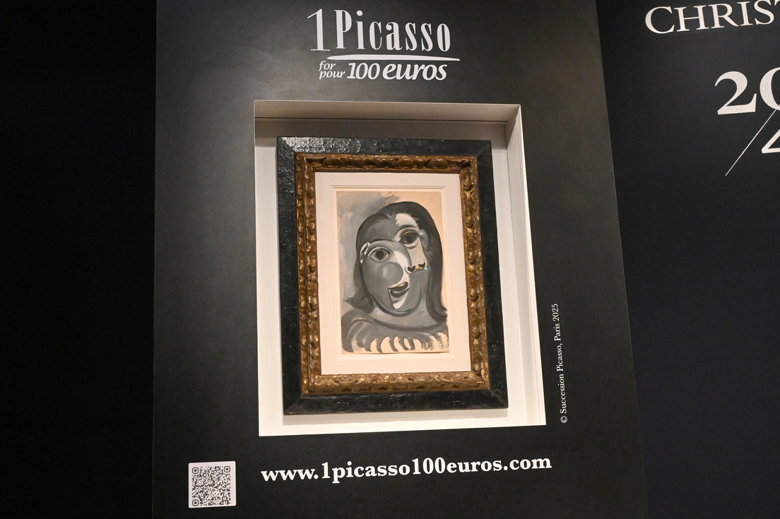 Un hombre se hace con un Picasso gracias a un boleto de 100 euros