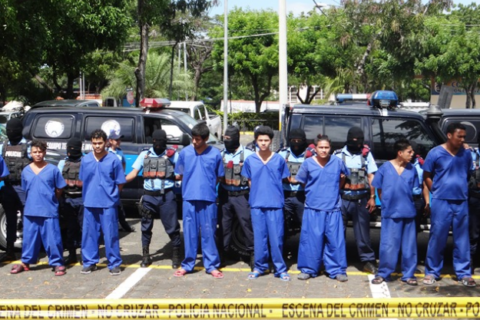Acciones policiales dejan a 47 detenidos por delitos de peligrosidad en Nicaragua
