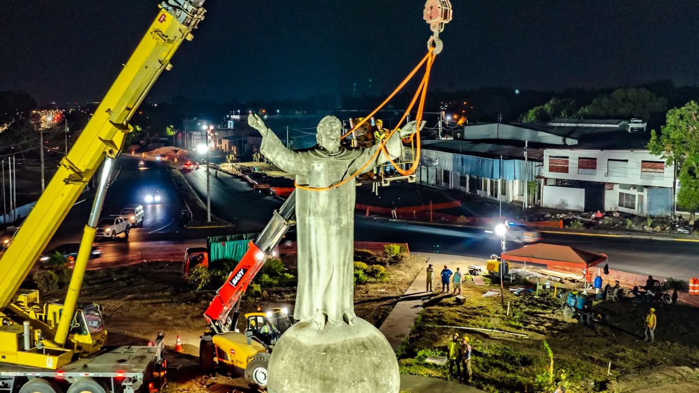 Patrimonio y progreso: Alcaldía retira a Cristo Rey para restaurarlo durante ampliación de pista