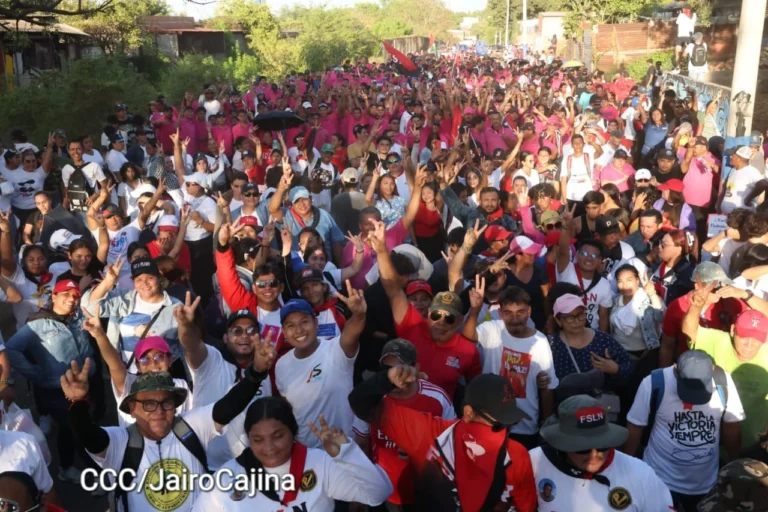 Caminata celebra la paz con masiva participación en todo el país