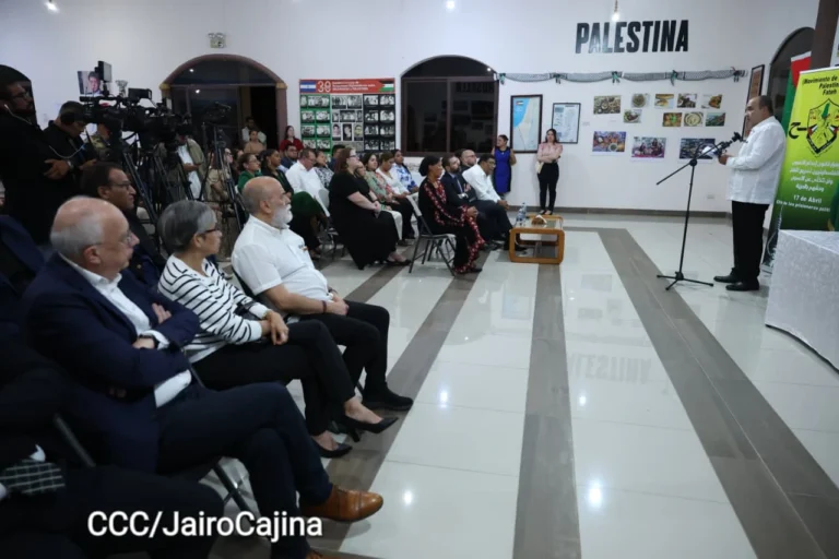 Nicaragua y Palestina conmemoran en Managua el Día Nacional del Prisionero Palestino