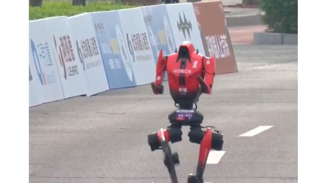 Un robot bate el récord mundial humano de media maratón