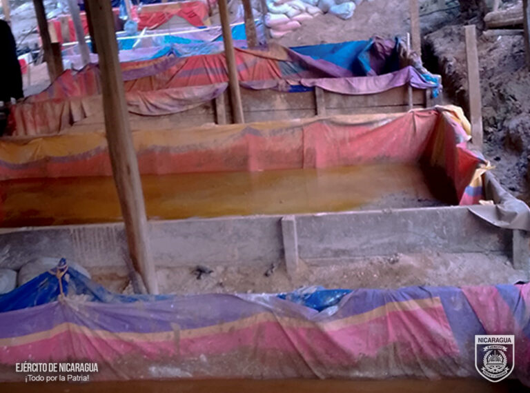 Operativos militares en Río San Juan dejan 9 detenidos y 23 pilas de cianuro deshabilitadas